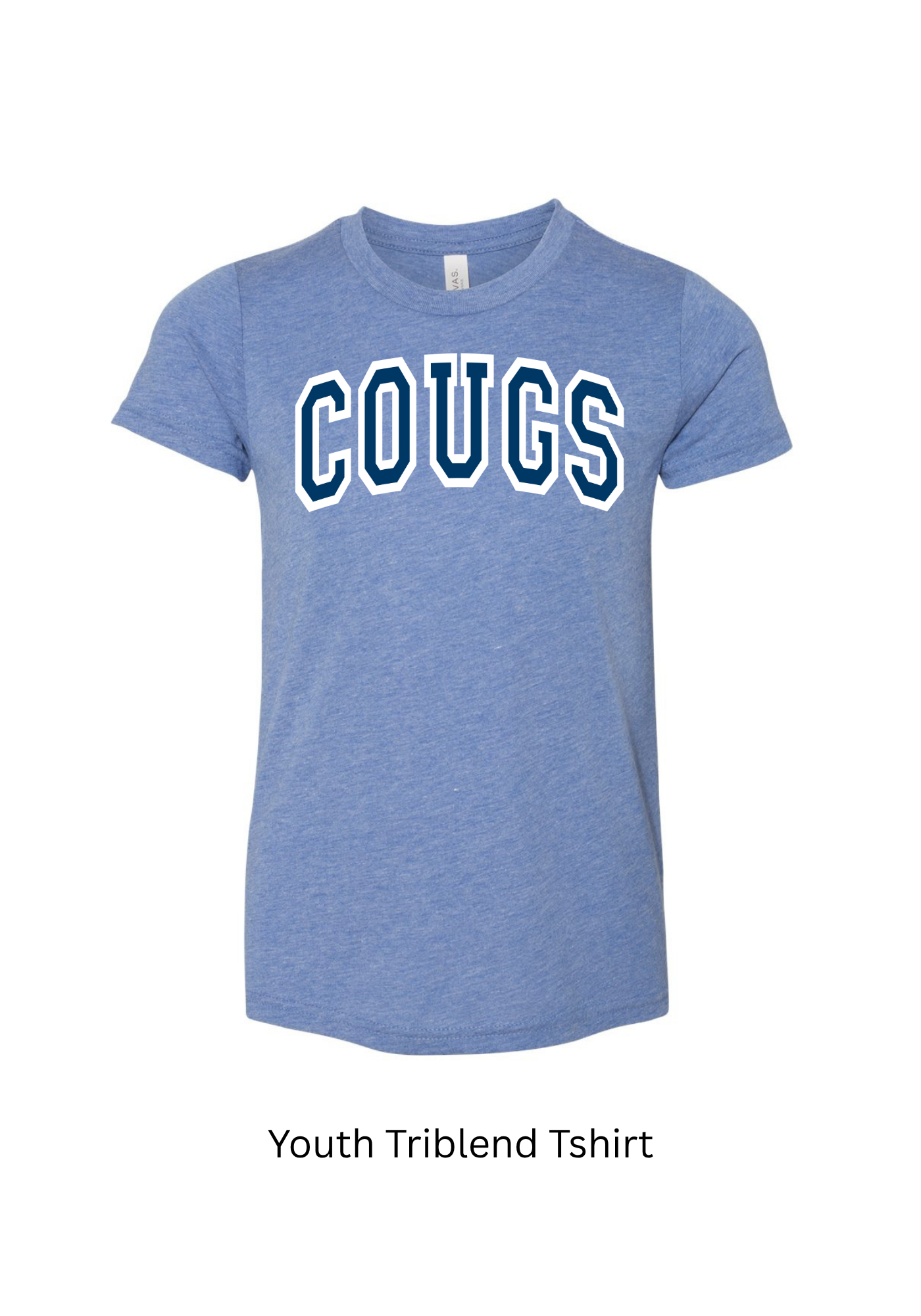 The New School Cougs Bella Canvas Youth T-Shirt