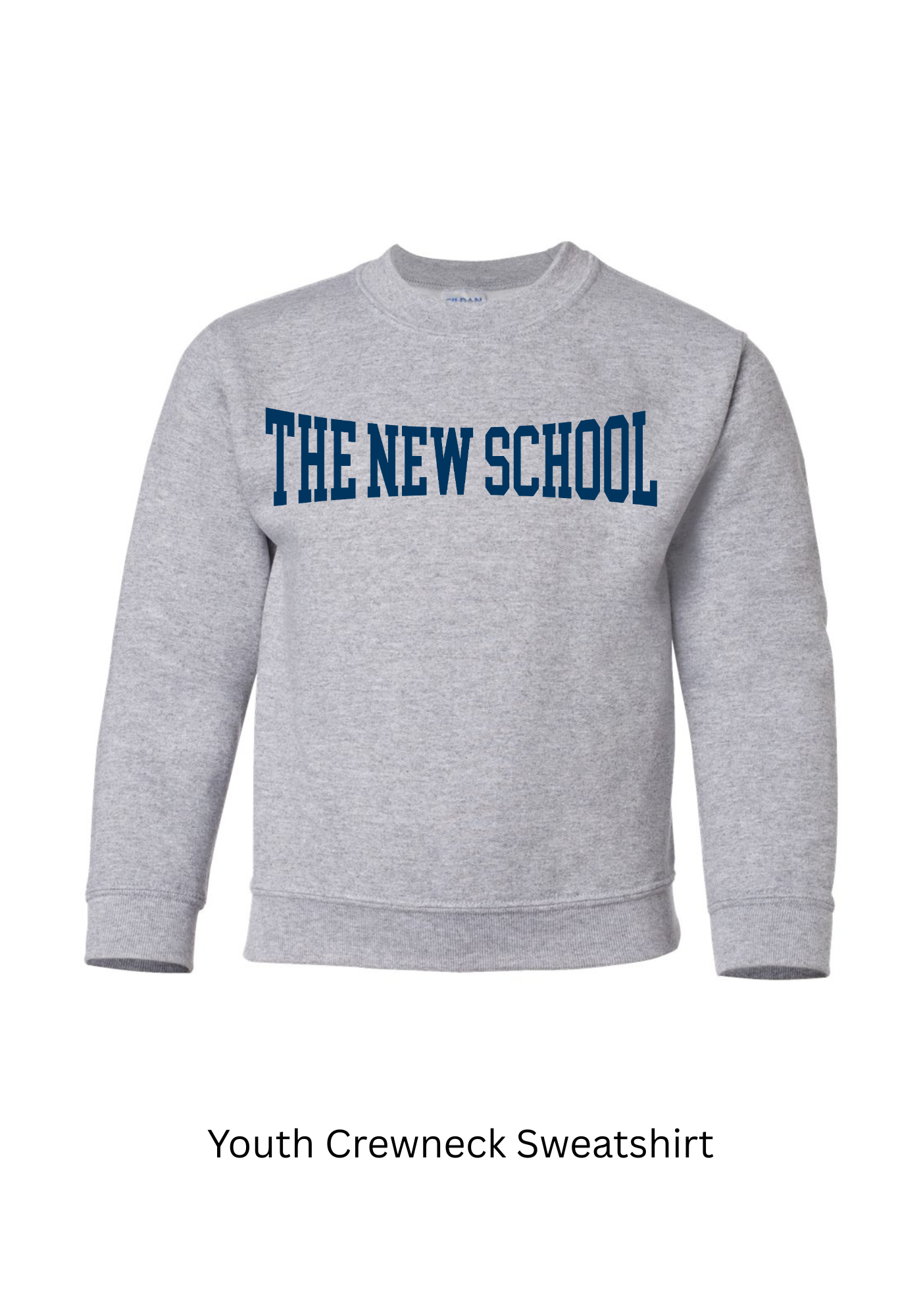 The New School Collegiate Gildan Youth Sweatshirt