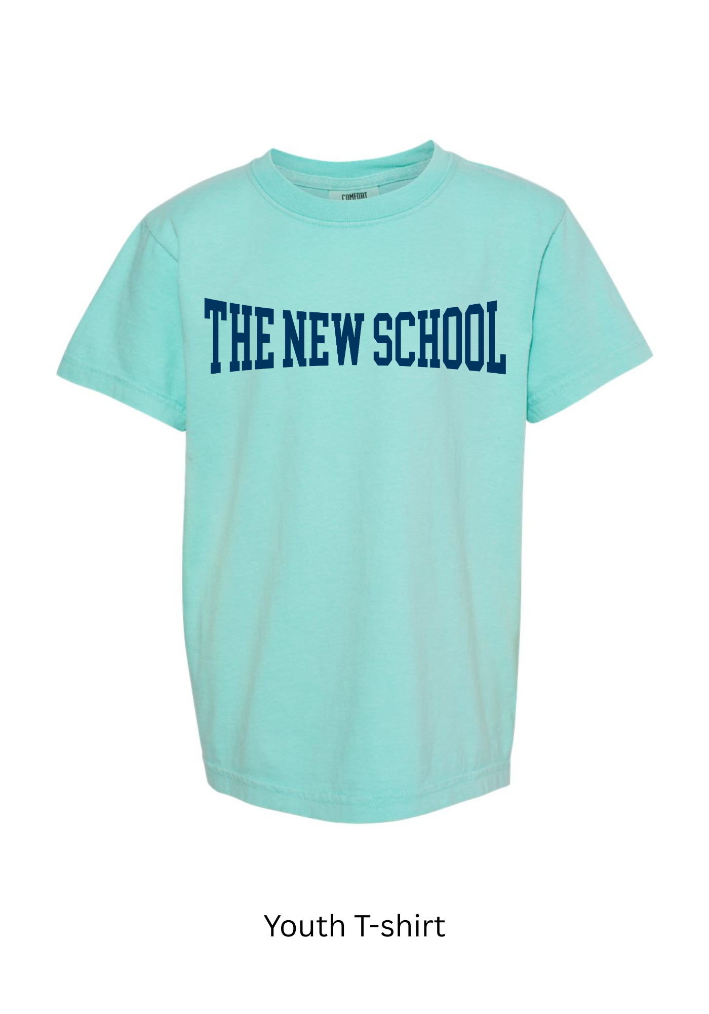 The New School Collegiate Youth Comfort Colors Short Sleeve