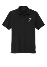 Load image into Gallery viewer, &#39;F&#39; Mettle &amp; Mercer Polo - Grey/Purple Logo
