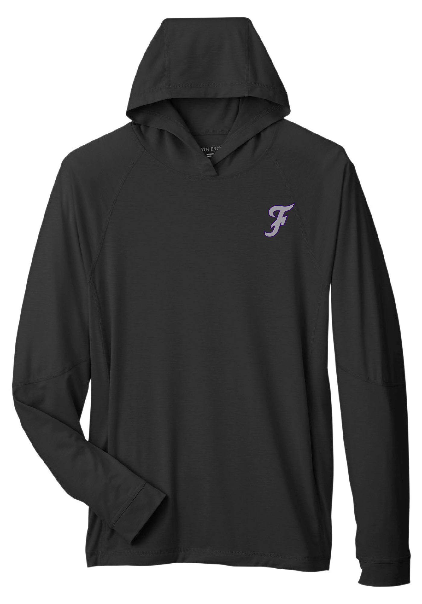 'F' Lightweight Pullover Grey/Purple Logo