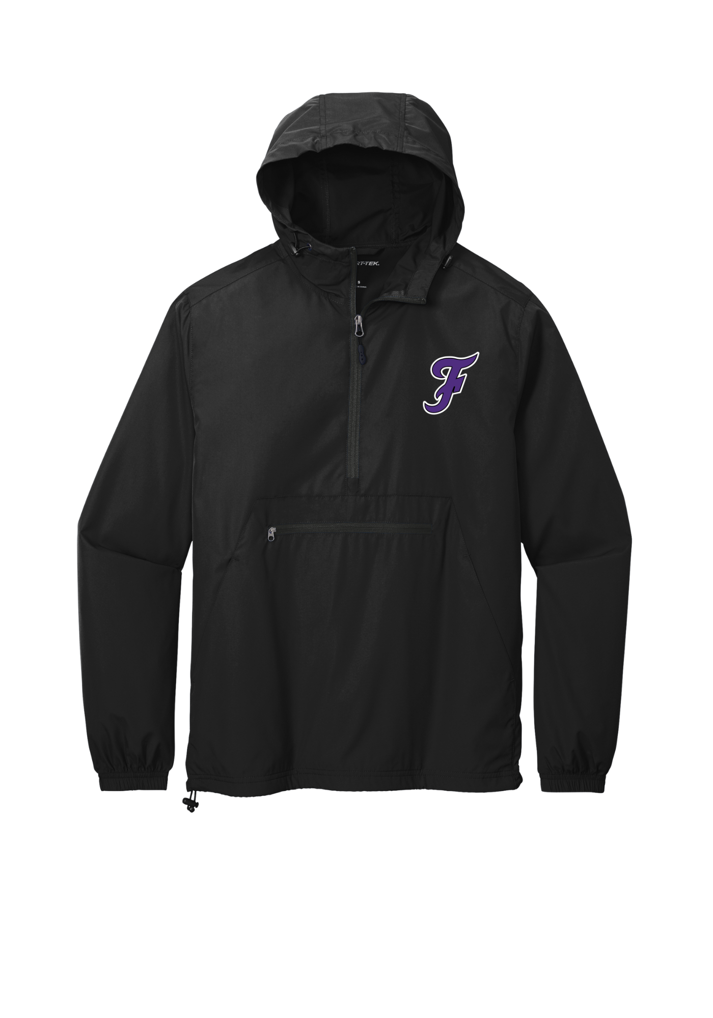 'F' Packable Anorak Jacket Purple/White Logo