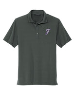 Load image into Gallery viewer, &#39;F&#39; Mettle &amp; Mercer Polo - Grey/Purple Logo
