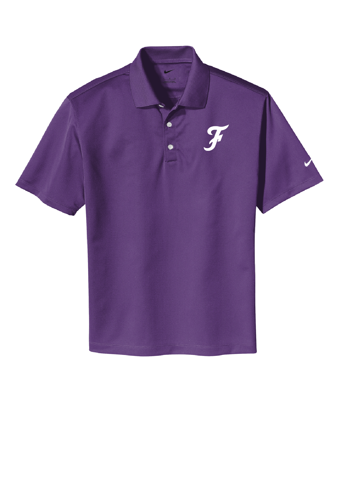 'F' Nike Polo - White Logo