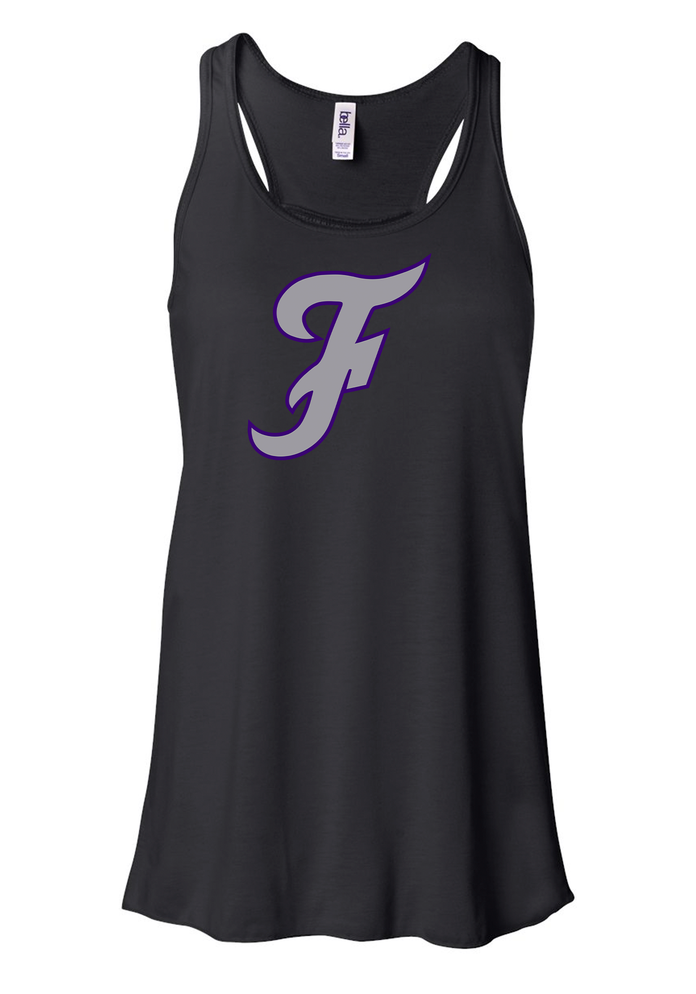 'F' Tank - Grey/Purple