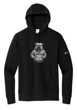 Load image into Gallery viewer, Bulldog Cartoon Nike Hoodie
