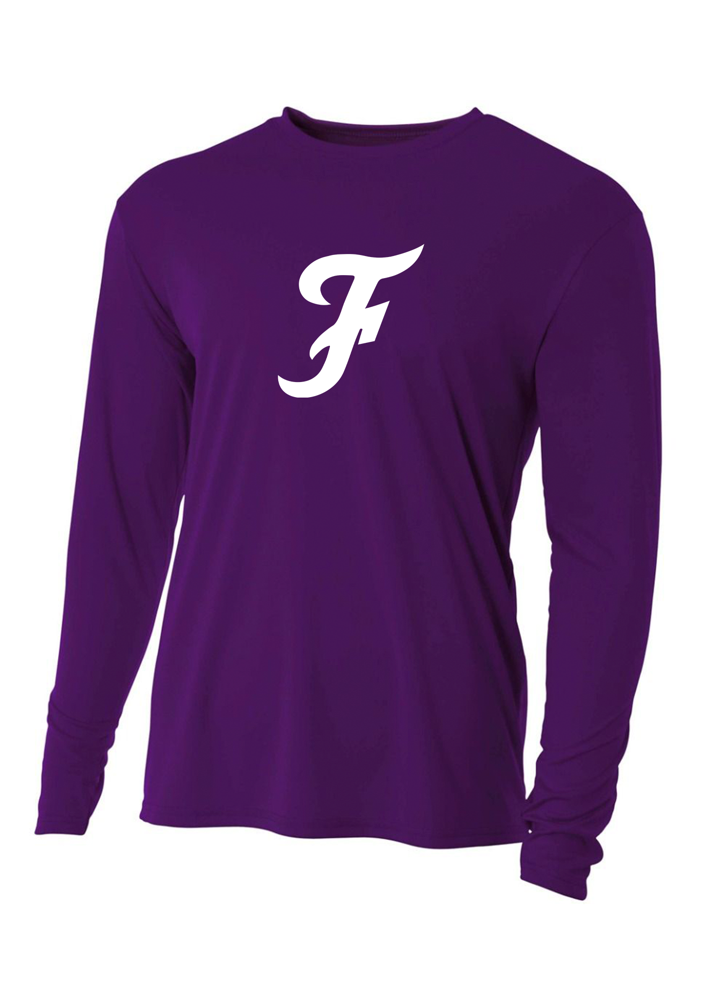 'F' Performance Long Sleeve - White Logo