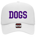 Load image into Gallery viewer, Dogs Trucker Hat - Purple Logo
